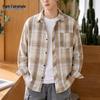 Mark Fairwhale Men's Plaid Long Sleeve Shirt