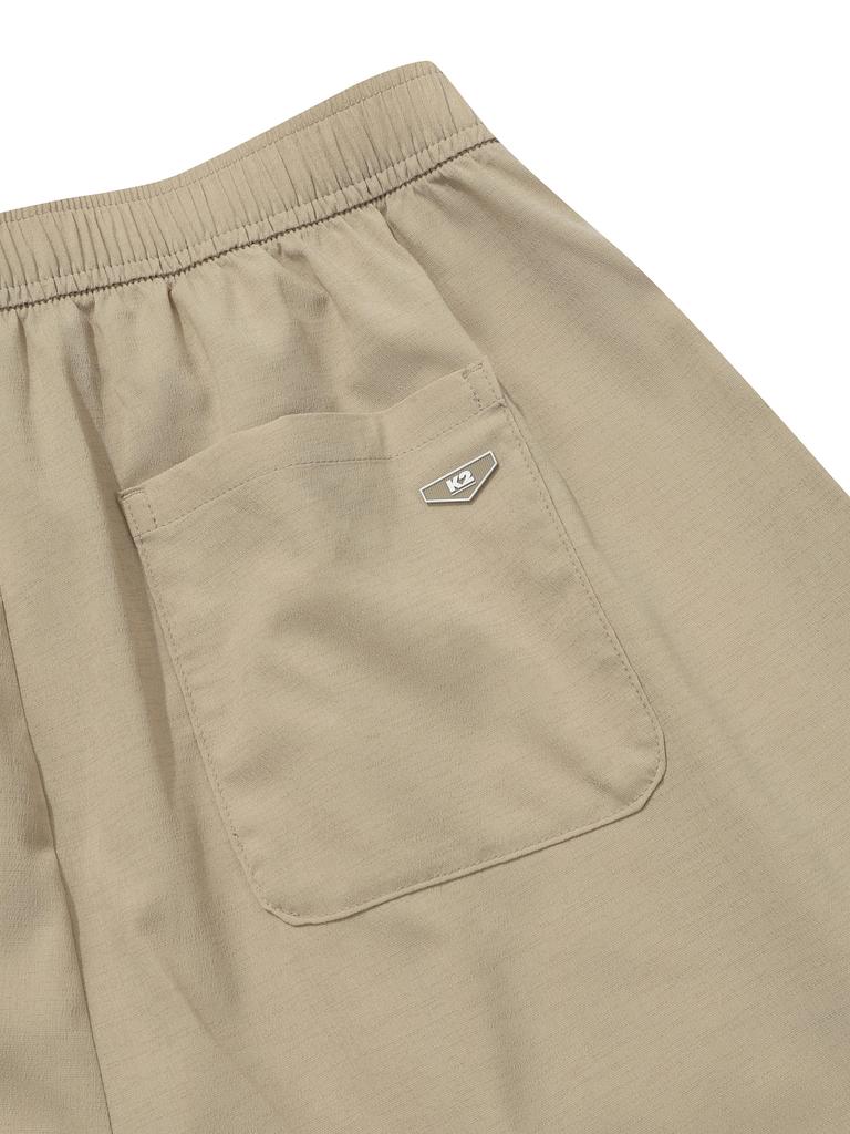 K2 Signature New Flowy Bermuda Pants W_Y.Beige