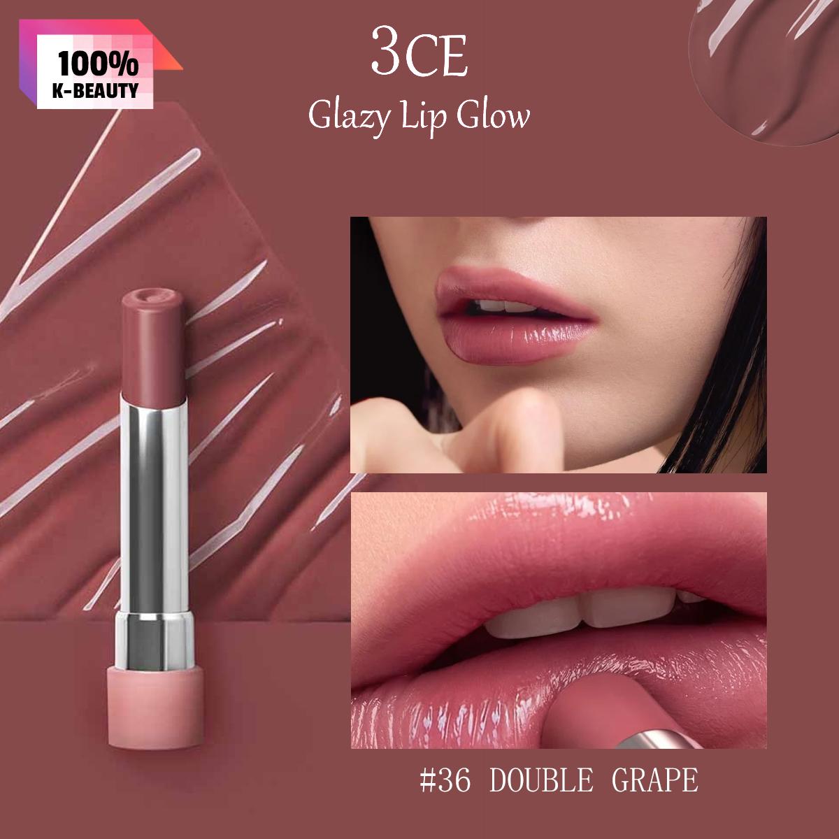 3CE Glazy Lip Glow 3,2 г / 0,11 унции.