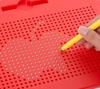 Children's Magnetic Drawing Board with 380 Steel Balls and Magnetic Beads