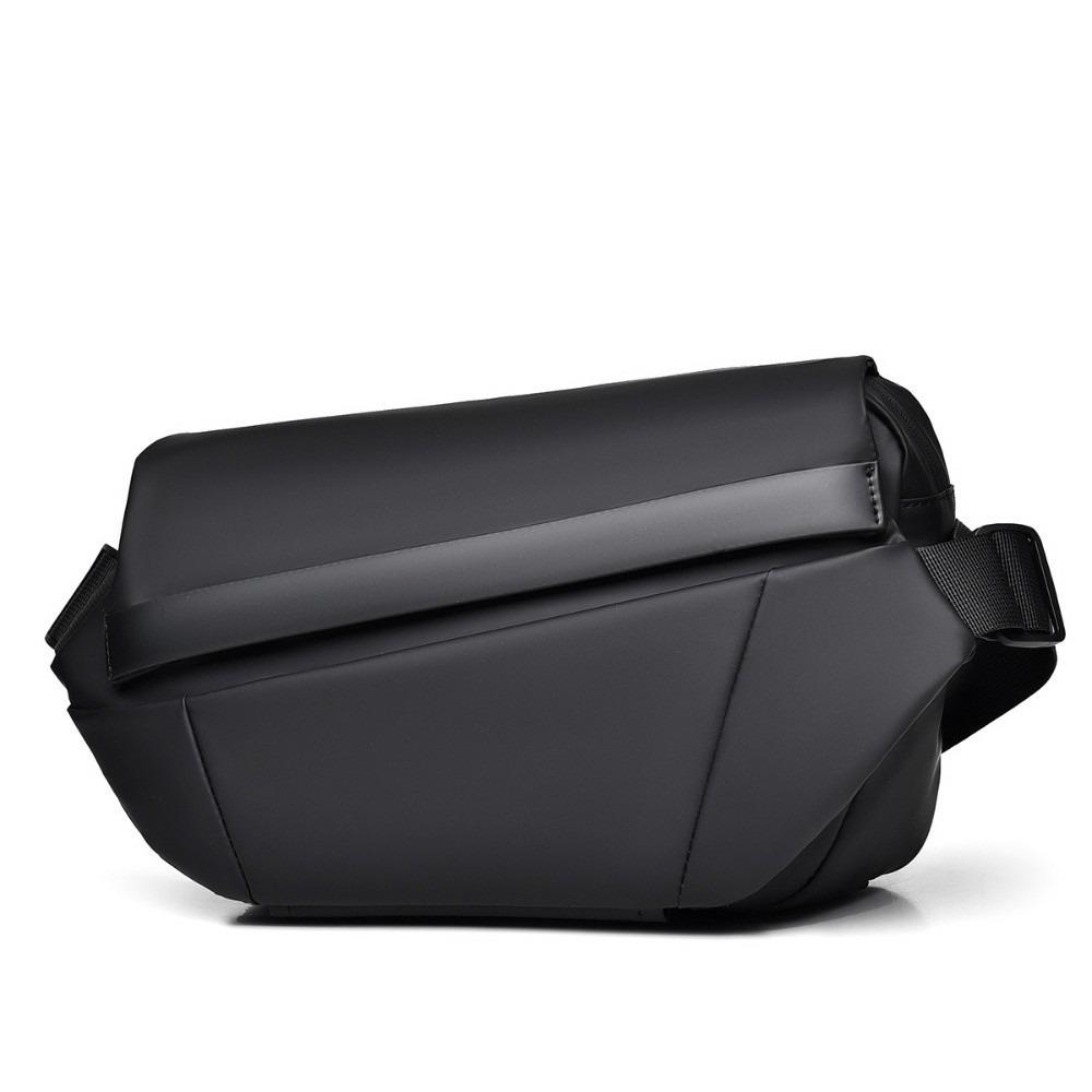 Large Capacity Oxford Cloth Bag Korean Crossbody Bag Zipper Men Chest Bag  Travel