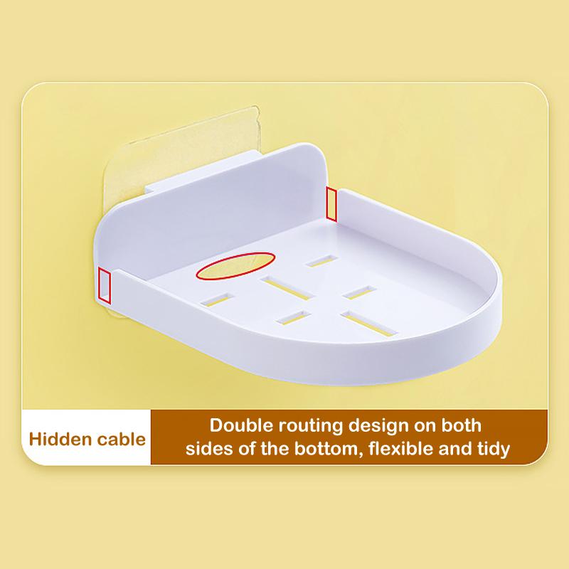 Wall Mount Floating Stand Shelf For Security Camera Mini Speaker Other Small Items In Home Bedroom Bathroom Kitchen Living Room