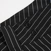 Vintage Pinstripe Contrast Color Flare Pants Women High Waist Slim Fit Y2K Streetwear Bell Bottom Trousers
