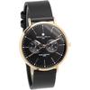 Salvatore Marra Unisex Quartz Watch with Calendar Rose Black SM15117L