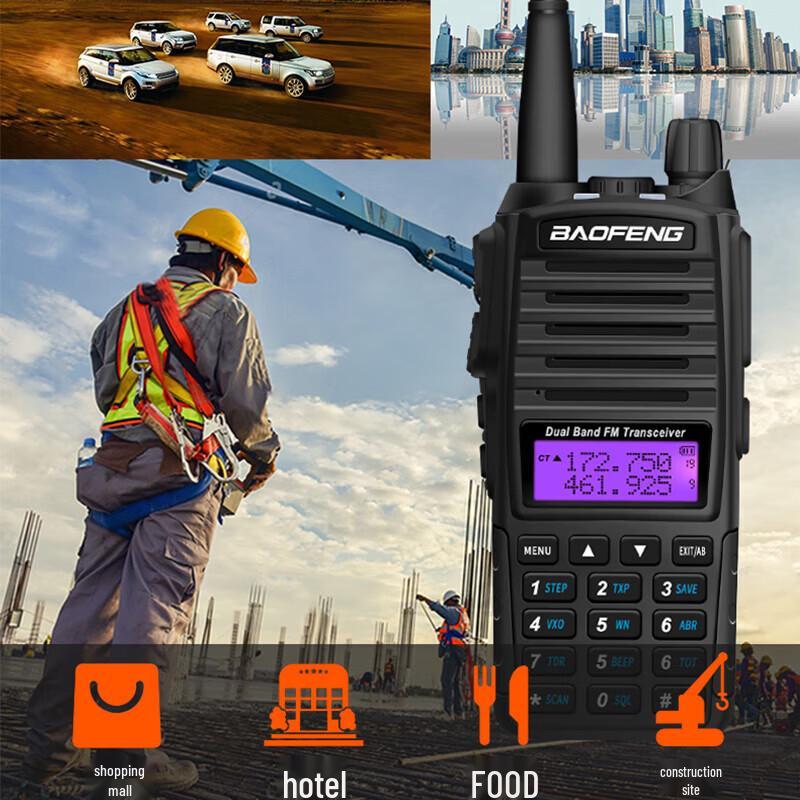 Baofeng BF-UV82 Dual-Band Two-Way Radio with Earpiece (CN version)
