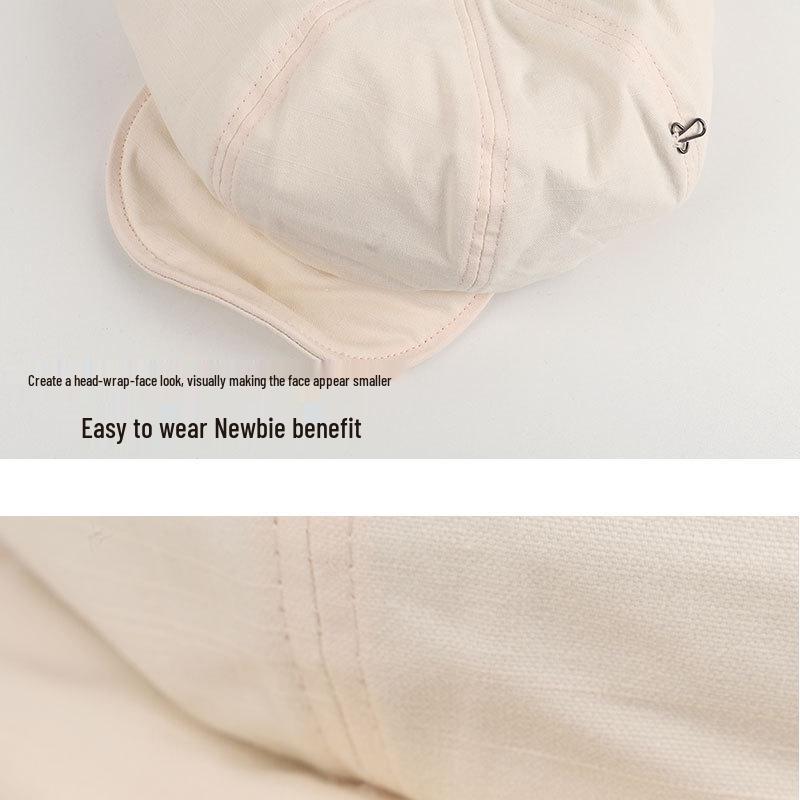 2025 Designer's Oversized Japanese Literary Women's Retro Painter Beret - Face Slimming Design