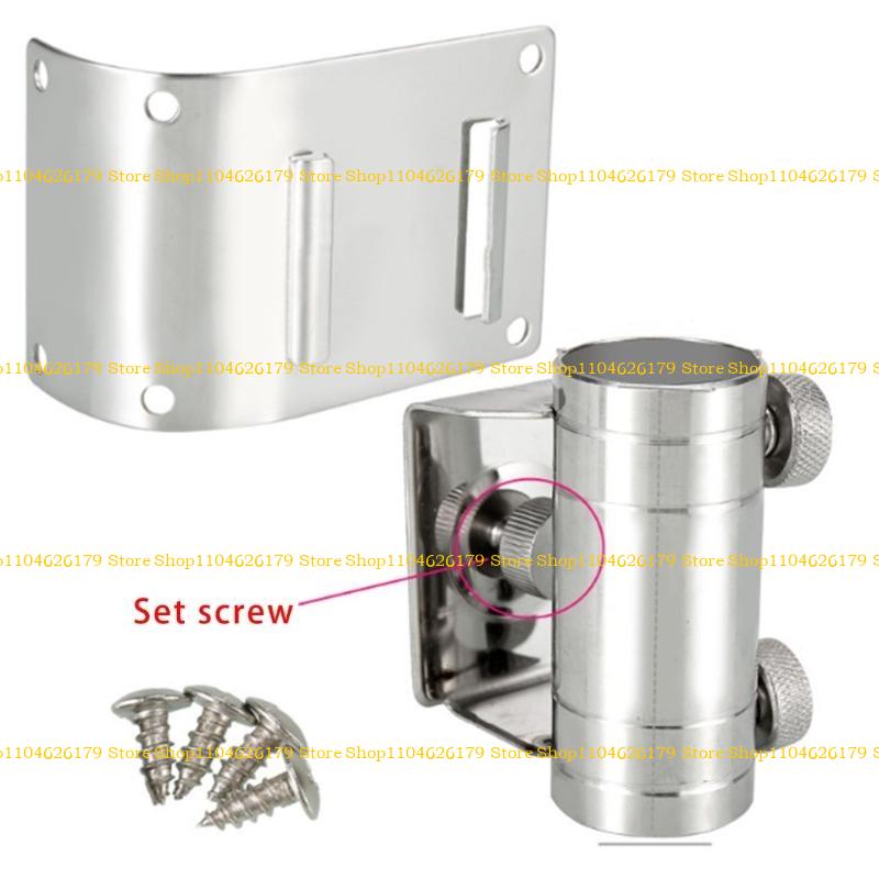 A1A2 Fishing Box Parasol Bracket Stand Base Stainless Umbrella Stand Outdoor Fishing Accessories Fishing Box Umbrella Holder