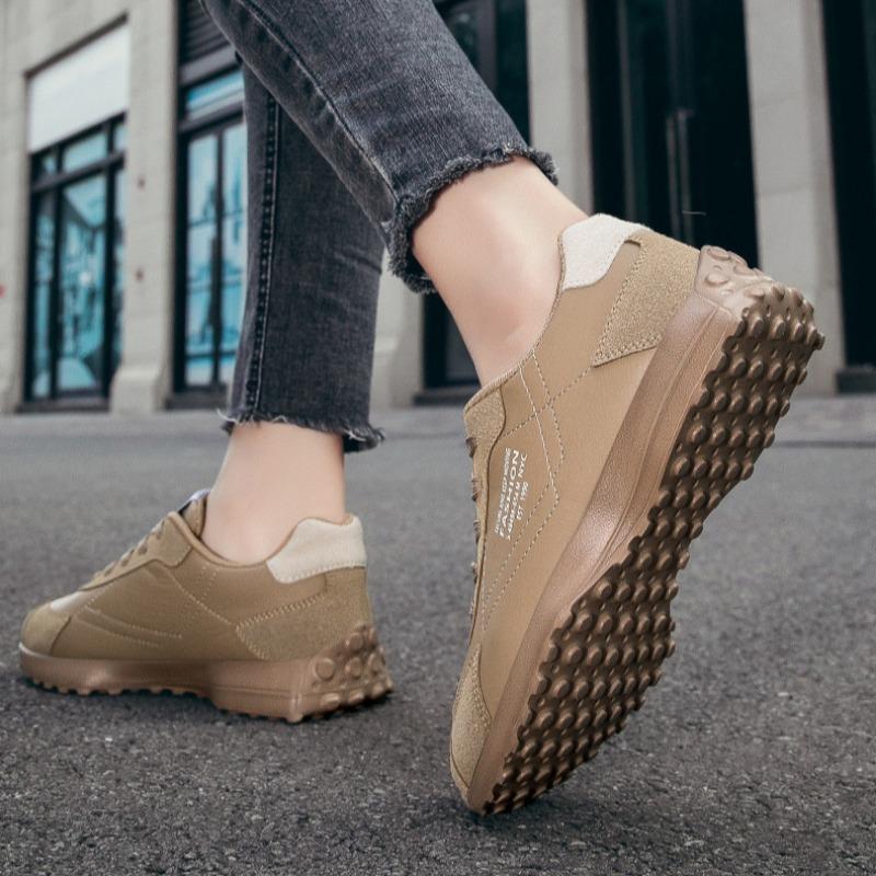 Women's New Casual Versatile Leather Soft-soled Forrest Gump Shoes