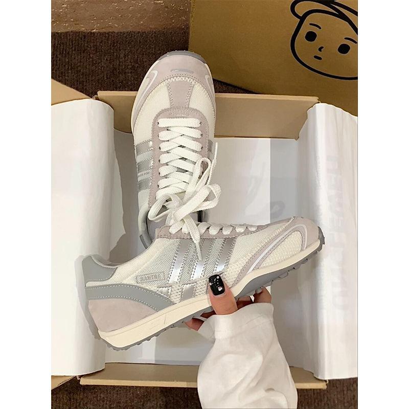 thick-soled Agande training shoes women's 2025 new summer and autumn mesh non-slip hiking shoes casual sports shoes