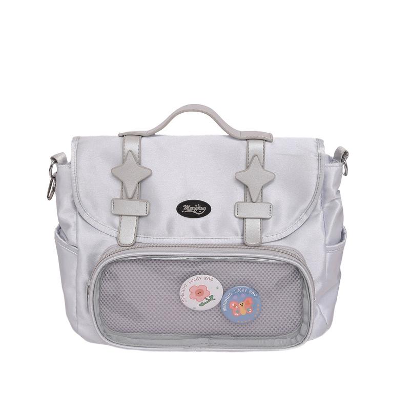 Die Schultasche ist hochwertig, süß, niedlich und transparent, und die vielseitige diagonale Umhängetasche für Pendler für Neugeborene.