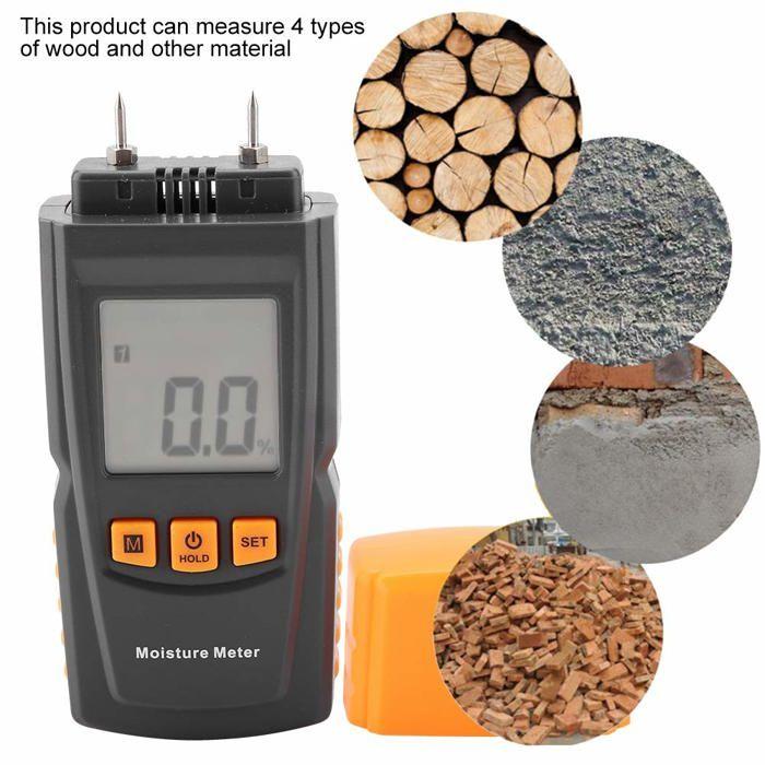 Humidimètre en bois numérique portable de testeur d'humidité pour l'extérieur pour les arbres pour la ferme