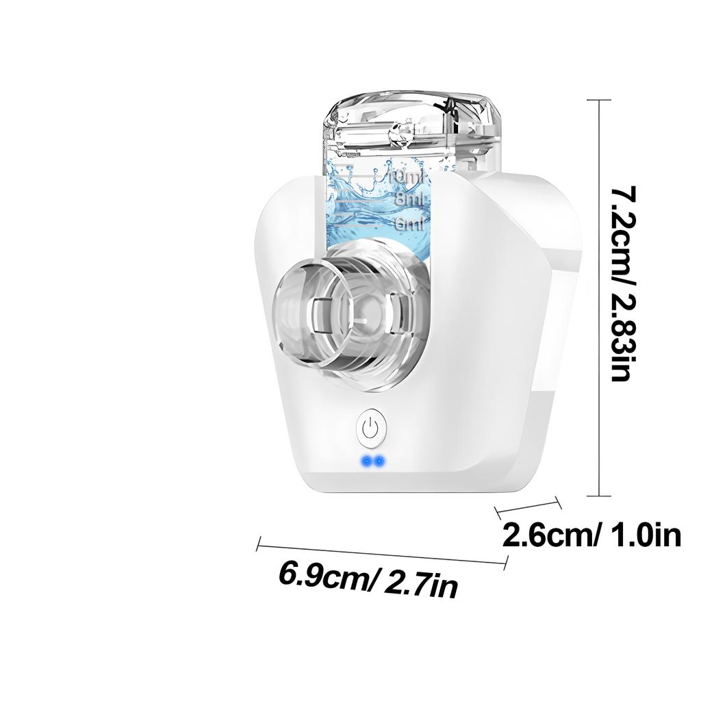 1-in-1 Nano Face & Eye Mist, Silent Eye Mist Sprayer for Dry Eye Relief Fatigue, Facial Hydrating Humidifier Skin Care Tool