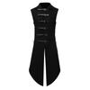 Retro Suede Vest Waistcoat Men Vintage Style Slim Fit Mens Sleeveless Vests V Neck Warm Waistcoat