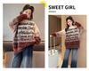 Girls' Winter Sweater 2026: Stylish Faux Mink Velvet Base Layer for Older Children
