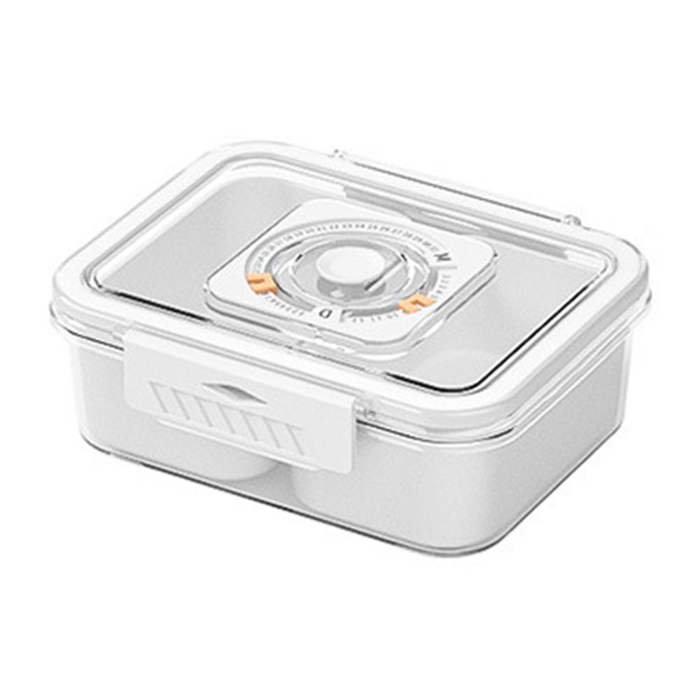 

TY-90022 Airtight Food Storage Box with Timer PET+PP Spices Container, Size S (BPA-Free, No FDA) A