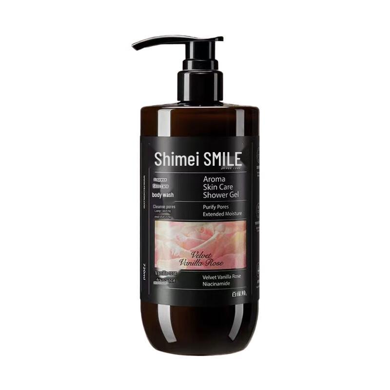 Shimei Long-lasting Moisturizing Shower Gel 720ml (Vanilla Rose)