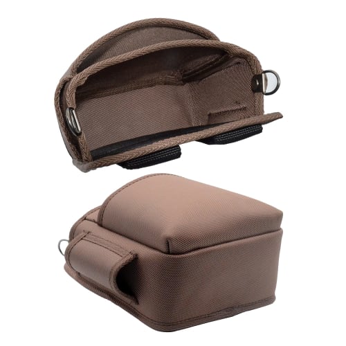 Yumeen Waist Bag, Electrician/Gardening Tool Bag with Nail Pouch, Temporary Frame, and Lid, Lightweight DIY Two-Tier Tool Bag with Small Organizer and