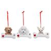 Christmas Tree Dog Resin Pendant Wear Resistant DIY Xmas Puppy Resin Pendant for Christmas Resin