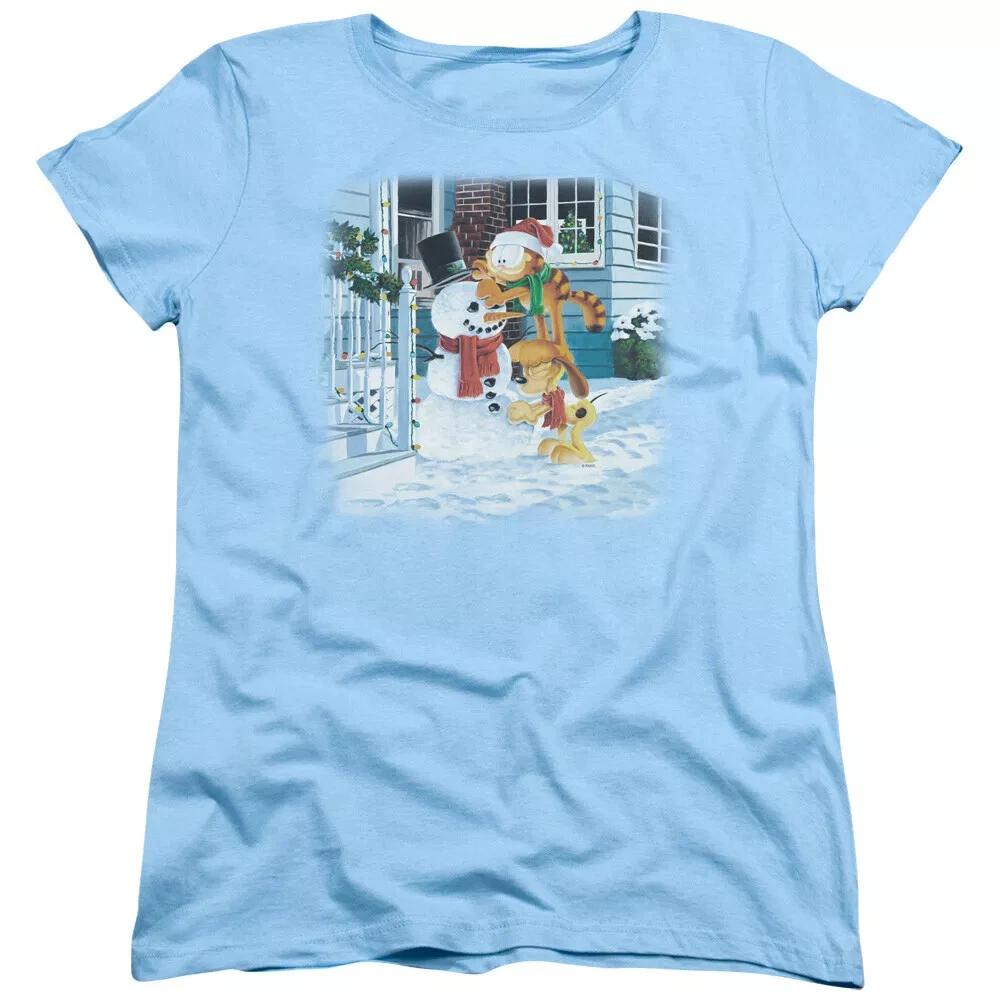 Garfield Snow Fun Women s T-Shirt 4XL