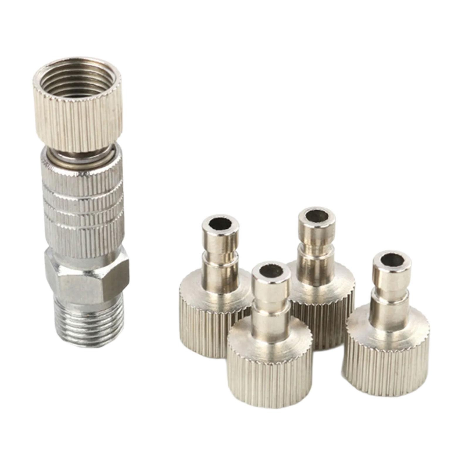 

Адаптер для быстрого соединения аэрографа Iron Airbrush, подходит для легкого подсоединения шланга, устойчив к утечкам, для домашнего садоводства и ухода за растениями