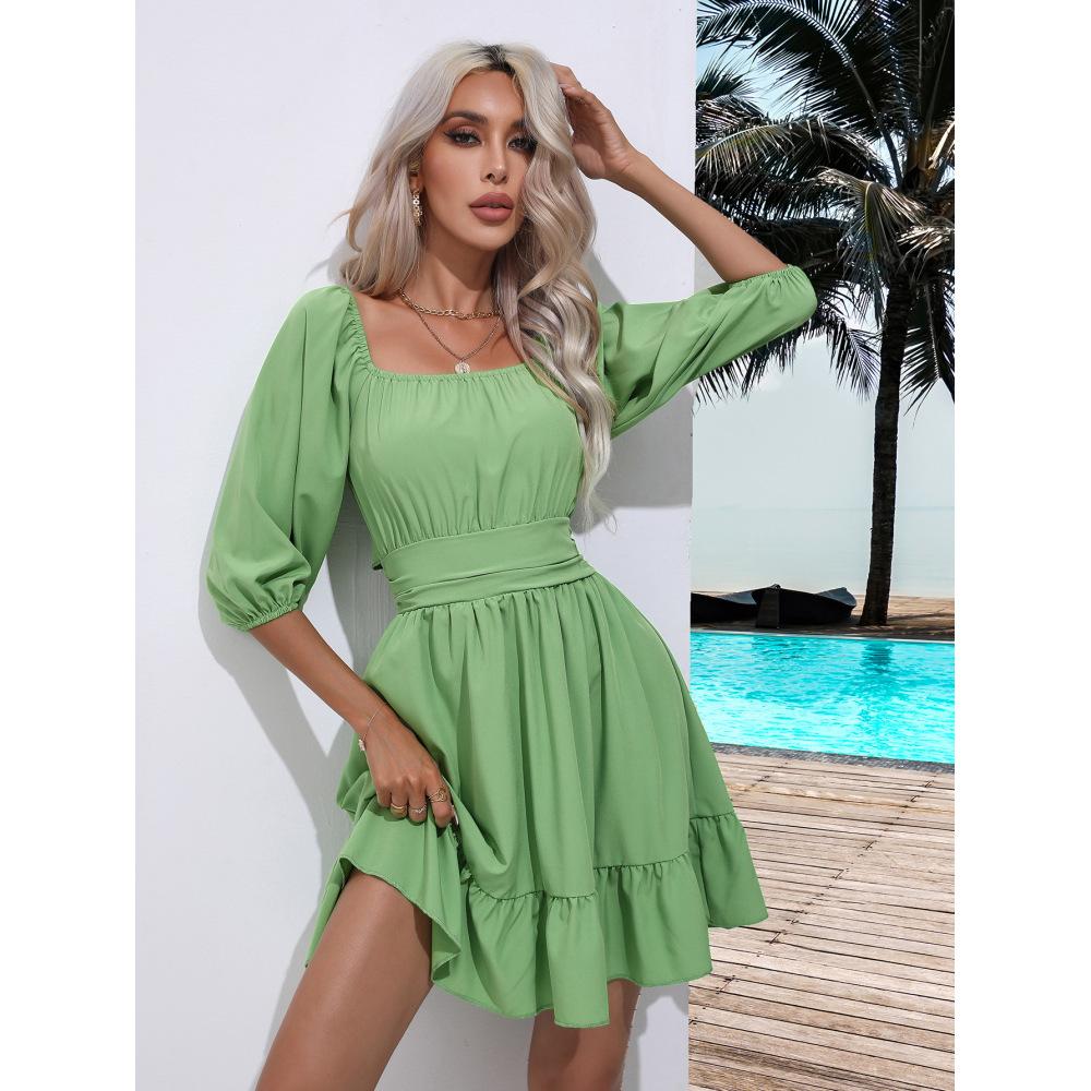 Summer New Arrival Woman's Fashion Short Dress Backless Sexy Party, Date, Clubwear Short Mini Dress