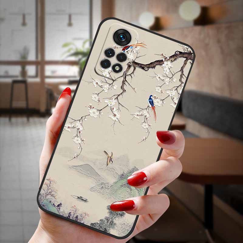 For POCO X4 Pro 5G Case 3D Emboss Flower Relief Phone Cases For POCOX4 Pro 5G 2022 Silicon Cover X 4 Pro X4Pro Funda Capa Para