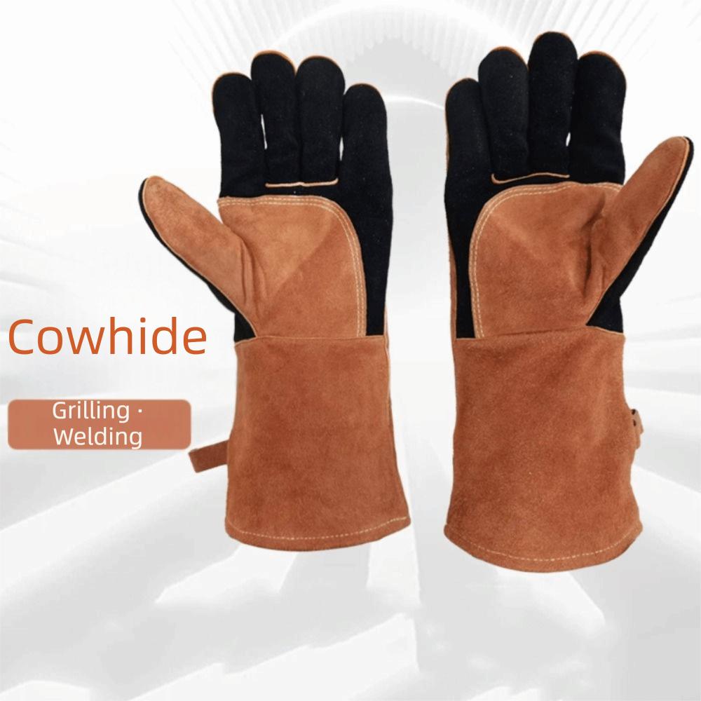 Anti-Splash Electric Welding Gloves Wear-Resistant Insulating Welding Gloves  Industrial Use