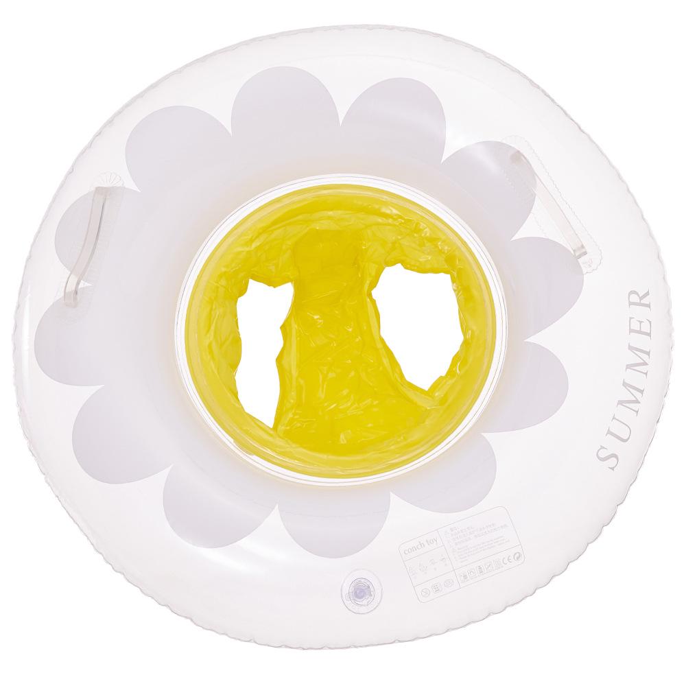 Xiao Lv Inflatable Baby Swim Ring with Removable Sunshade Canopy