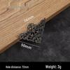 Iron Flower Decorative Corner Stickers for Antique Furniture and Wooden Boxes