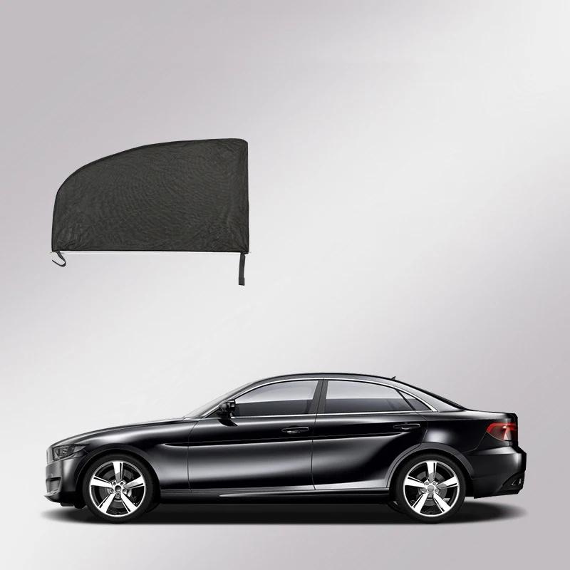 2Pcs Car Anti Mosquito Net for Car Window Mosquito Net Shade Curtain Auto Window Sun Visor Protection Cover Film Accessories