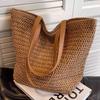 Kit para Hacer Bolsos de Cuero DIY Set de Tejer Bolsos de Cuero PU Correa de Hombro, Almohadilla Moldeadora para la Base del Bolso