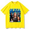 Retro Olivia Benson Tshirt Unisex Women Fashion Oversized Streetwear Male Casual Cotton T Shirts Unsiex Vintage Short Sleeve Tees