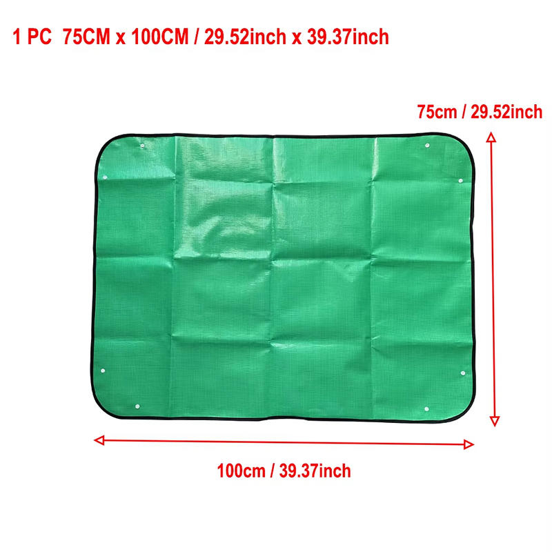 PE square garden mat for plants waterproof for transplanting flower pots Pot mat Garden folding Ripotting Anti-dirt cloth