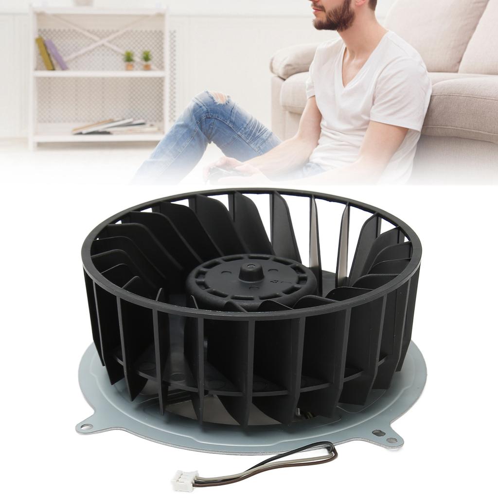 For PS5 Fan Replacement 23 Blades Heat Dissipation Noise Reduction Durable Game Console Cooling Fan 
