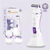 4-in-1 Women's Electric Hair Removal Shaver Trimmer for Bikini Underarm Legs Nose Hair with Cleaning Brush, Rechargeable