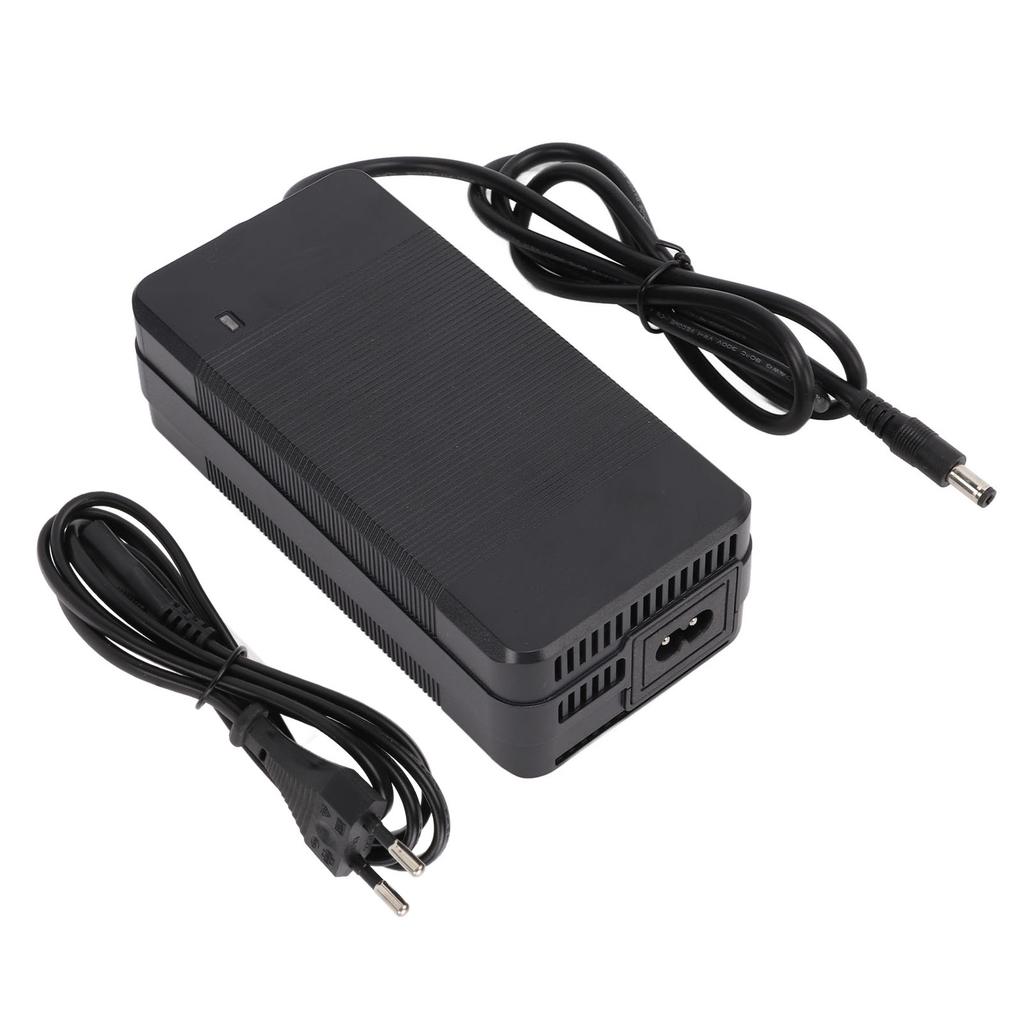Adattatore di Alimentazione per Monopattino Elettrico 58.8V 2A Guscio Ignifugo Caricabatterie per Bicicletta Elettrica 100‑240V Spina UE