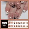 24 Reusable Artificial Fake Nail Set | Lightweight & Long Lasting| Quick Fix For Festivals & Special Occasions (Z644)