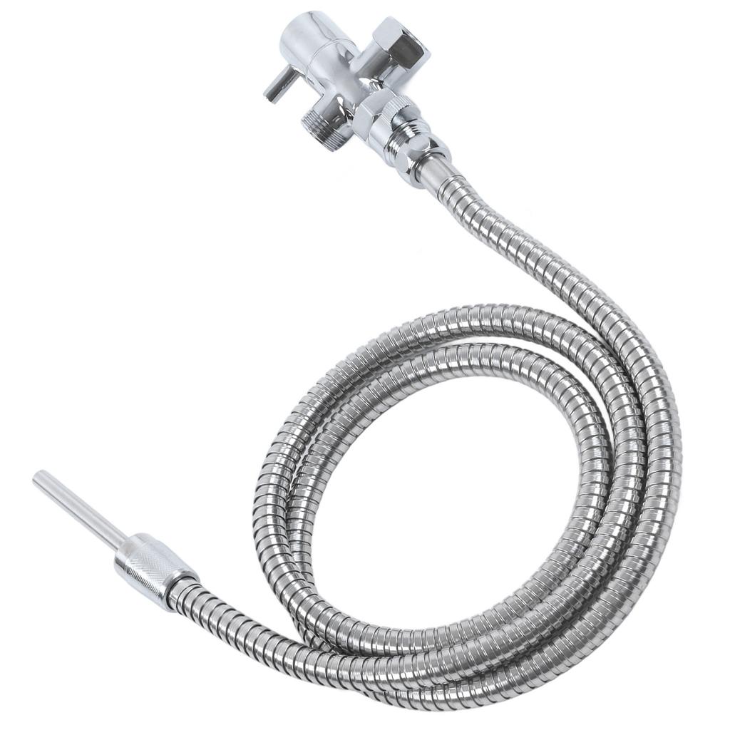 G1/2 Haushalts-Duschkonverterschlauch Edelstahl-Klistier-Aufsatzschlauch zur Körperreinigung