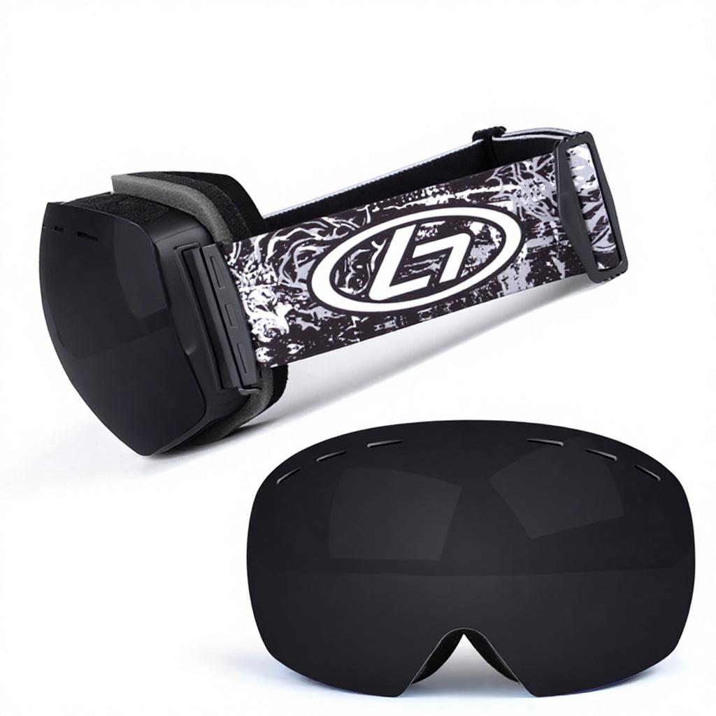 2026 Hot Selling Unisex Sports Eyewear Anti-Fog Men Womens Protection Ski Goggles  Logo Magnetic Ski Goggles
