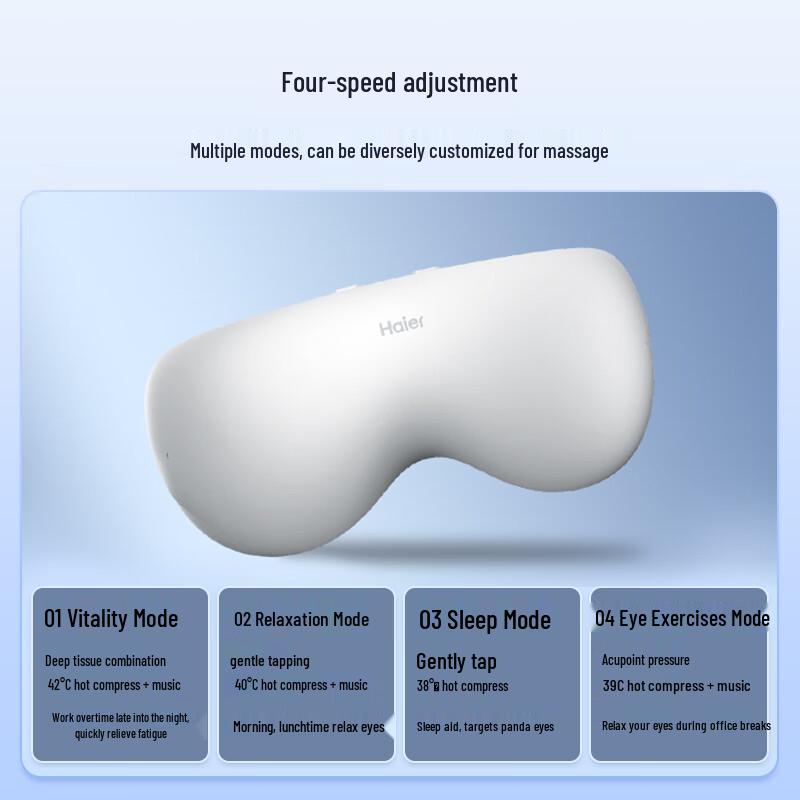 Haier Smart Eye Massager with Heat and Bluetooth