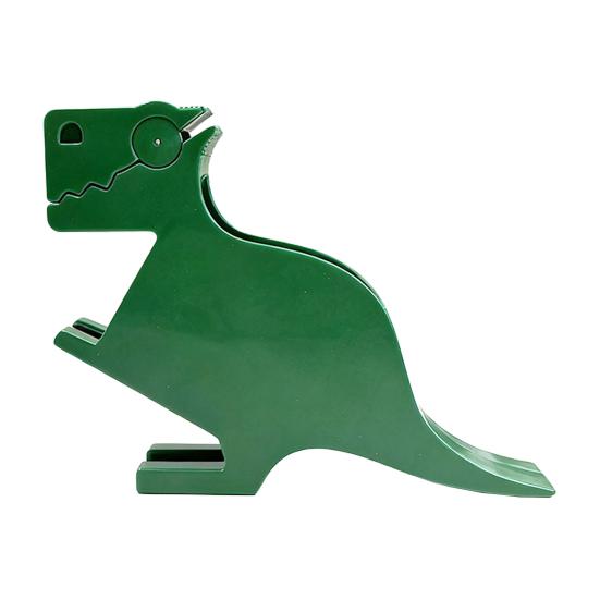 Dinosaur Sticky Notes Holder with Pen Storage Decorative Dino Memo Dispenser Organizer Desk Accessories