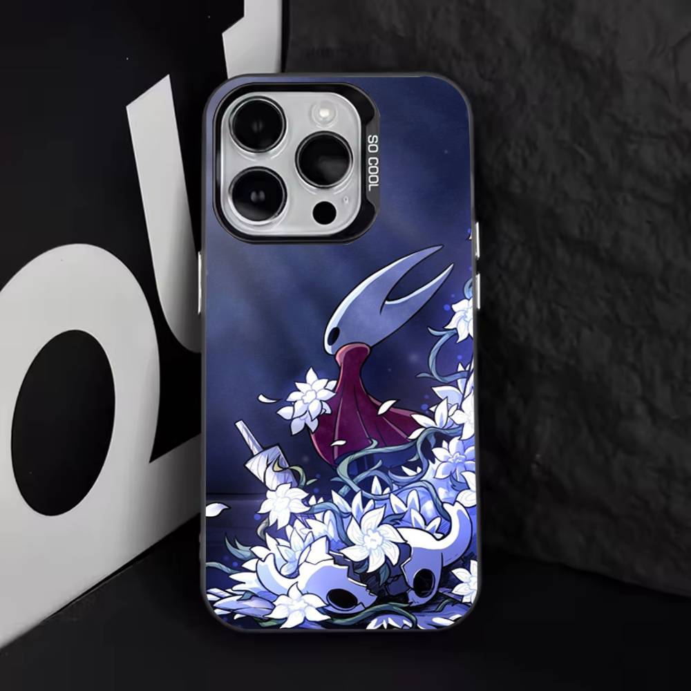 Cool H-Hollow Knight new Phone Case For iPhone 17,16,15,14,13,12,11,Pro,XS,Max,Plus,Mini,SE4,E Black Matte Shockproof Cover