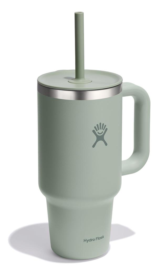 All Around Travel Tumbler, 32oz (946ml), Agave, Insulated, Straw, Handle (Authentic Japanese Product)