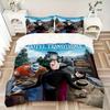 Hotel Transylvania Family Print 3Pcs Bedding Setduvet Cover With 2 Bedropillowcase Home Birthday Gift