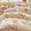 Bed Sheet Bedding Four-piece Set Thickened Brushed Quilt Cover Bed Dormitory Bedding Quilt Cover