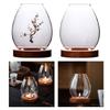 Candle Holder Glass Cover Decorations for Bedroom Farmhouses Candlesticks Decors
