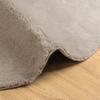 HUARTE Rug Short Pile Soft and Washable Beige Ø 80 Cm