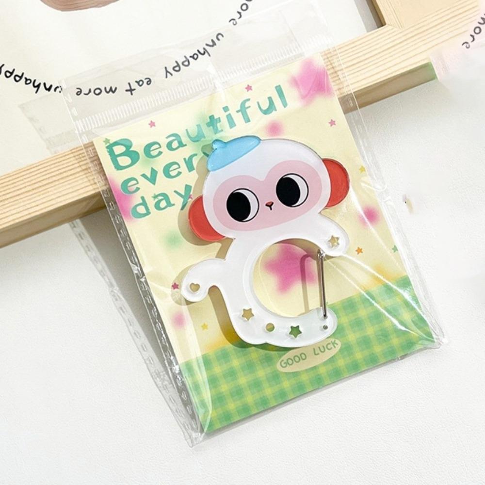 Acrylic Climbing Hook Cartoon Key Hanging Cute Climbing Buckle
