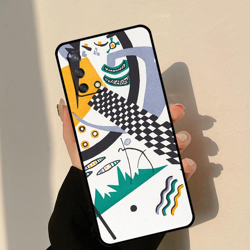 Wassily Kandinsky Abstract Artistic Case For Oppo A18 A38 A58 A78 A98 A74 A94 A54 A15 A17 A57 A6 A5 Pro A16 A76 A96 A40 A60 A80
