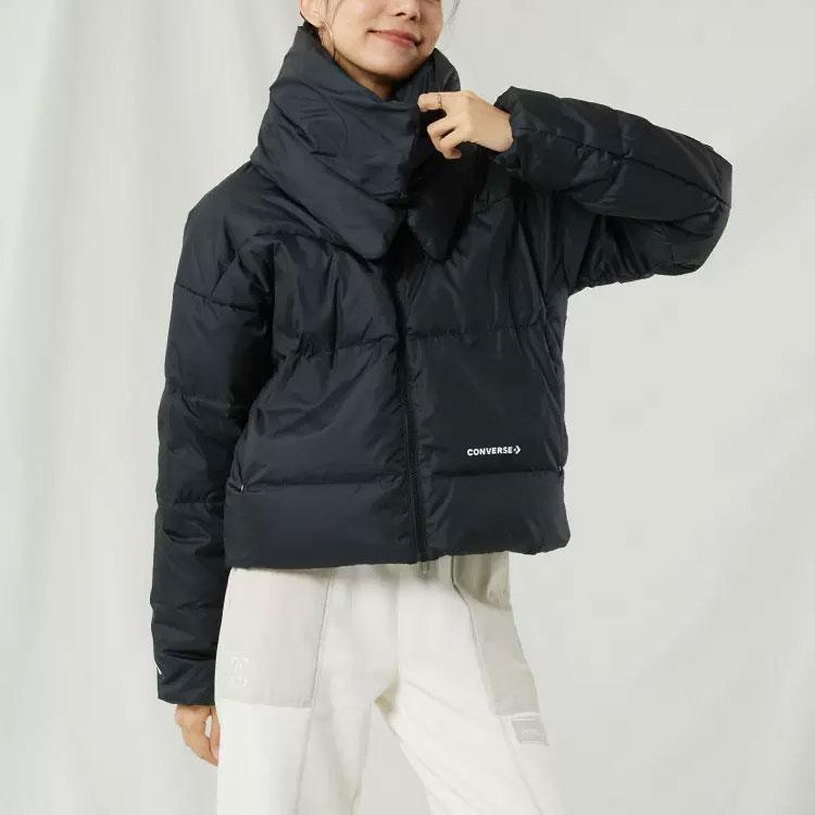 Converse Down Jacket Women's Black 10023713-A02